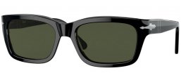 Sunglasses - Persol - PO3301S - 95/31 BLACK // GREEN
