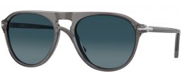 Lunettes de soleil - Persol - PO3302S - 1196S3  TRANSPARENT GREY // DARK BLUE GRADIENT POLARIZED