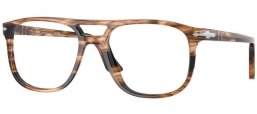 Monturas - Persol - PO3329V GRETA - 1236  STRIPED BLACK BROWN