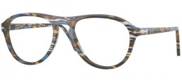 Lunettes de vue - Persol - PO3371V LYNN - 1222  FROST GREY NAUTICAL BLUE