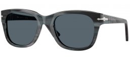 Lunettes de soleil - Persol - PO3372S - 1224R5  STRIPED GREY // BLUE