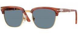 Sunglasses - Persol - PO3375S - 96/56 TERRA DI SIENA // BLUE