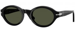 Sunglasses - Persol - PO3378S LORIS - 95/31 BLACK // GREEN