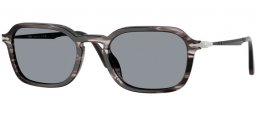 Gafas de Sol - Persol - PO3381S - 1238R5  STRIPED BLACK GREY // BLUE