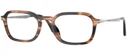 Monturas - Persol - PO3381V - 1236  STRIPED BLACK BROWN