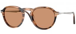 Gafas de Sol - Persol - PO3383S - 123653  STRIPED BLACK BROWN // BROWN