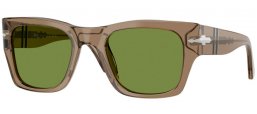 Gafas de Sol - Persol - PO3384S - 12284E  TRANSPARENT BROWN // GREEN