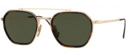 Sunglasses - Persol - PO5010ST - 801331 GOLD // GREEN