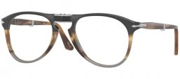 Frames - Persol - PO9714VM - 1135 BLACK STRIPED BROWN GREY