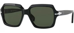 Gafas de Sol - Persol - PO0581S - 95/31 BLACK // GREEN