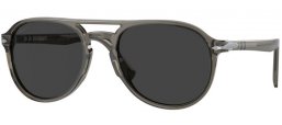 Lunettes de soleil - Persol - PO3235S - 120148 OPAL SMOKE // DARK GREY POLARIZED