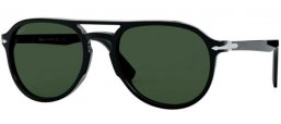 Sunglasses - Persol - PO3235S - 95/31 BLACK // GREEN