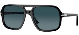 Lunettes de soleil - Persol - PO3328S - 95/S3 BLACK // BLUE GRADIENT POLARIZED