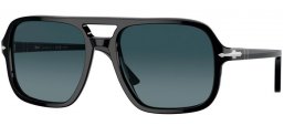 Gafas de Sol - Persol - PO3328S - 95/S3 BLACK // BLUE GRADIENT POLARIZED