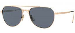 Sunglasses - Persol - PO5003ST - 800056 GOLD // LIGHT BLUE