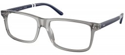Monturas - POLO Ralph Lauren - PH2296 - 6318  SHINY TRANSPARENT GREY