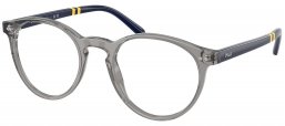Monturas - POLO Ralph Lauren - PH2297 - 6318  SHINY TRANSPARENT GREY
