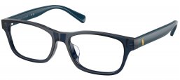 Monturas - POLO Ralph Lauren - PH2306D - 5465  SHINY TRANSPARENT NAVY BLUE