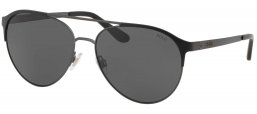Gafas de Sol - POLO Ralph Lauren - PH3123 - 936587 MATTE DARK GUNMETAL BLACK // GREY