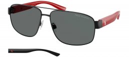 Gafas de Sol - POLO Ralph Lauren - PH3156 - 922381  SEMI SHINY BLACK // DARK GREY POLARIZED