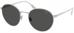 Gafas de Sol - POLO Ralph Lauren - PH3158 - 908887  BRUSHED SILVER // DARK GREY