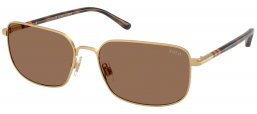 Gafas de Sol - POLO Ralph Lauren - PH3159 - 947773  SEMI SHINY GOLD // DARK BROWN