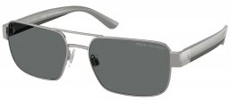 Gafas de Sol - POLO Ralph Lauren - PH3161 - 926681  BRUSHED GUNMETAL // DARK GREY POLARIZED