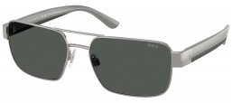 Gafas de Sol - POLO Ralph Lauren - PH3161 - 926687  BRUSHED GUNMETAL // DARK GREY