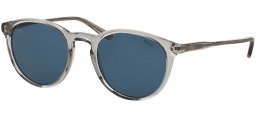 Gafas de Sol - POLO Ralph Lauren - PH4110 - 541380 SHINY SEMI TRANSPARENT GREY // DARK BLUE