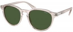 Gafas de Sol - POLO Ralph Lauren - PH4221 - 611771  SHINY LIGHT TAUPE TRANSPARENT // BOTTLE GREEN