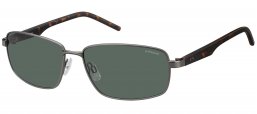 Gafas de Sol - Polaroid - PLD 2041/S - VXT (RC) DARK RUTHENIUM HAVANA // GREEN POLARIZED