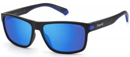 Gafas de Sol - Polaroid - PLD 2121/S - 0VK (5X) MATTE BLACK BLUE // BLUE MIRROR POLARIZED