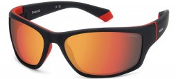 Gafas de Sol - Polaroid - PLD 2135/S - BLX (OZ) MATTE BLACK RED // RED MULTILAYER POLARIZED