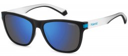 Gafas de Sol - Polaroid - PLD 2138/S - 0VK (5X) MATTE BLACK BLUE // BLUE MIRROR POLARIZED