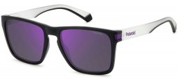 Gafas de Sol - Polaroid - PLD 2139/S - 5F3 (MF) MATTE BLACK VIOLET // VIOLET MIRROR POLARIZED