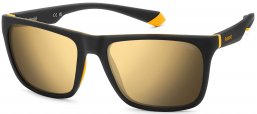 Gafas de Sol - Polaroid - PLD 2141/S - PGC (LM) BLACK YELLOW // GREY GOLD MIRROR POLARIZED