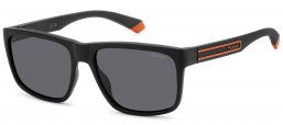 Gafas de Sol - Polaroid - PLD 2149/S - 8LZ (M9) BLACK ORANGE // GREY POLARIZED