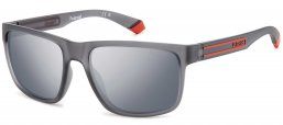Gafas de Sol - Polaroid - PLD 2157/S - RIW (EX) MATTE GREY // GREY SILVER FLASH POLARIZED