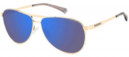 Gafas de Sol - Polaroid - PLD 2160/G/S/X - J5G (5X) GOLD // GREY BLUE MIRROR POLARIZED