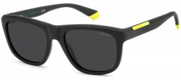 Gafas de Sol - Polaroid - PLD 2163/S - PGC (M9) MATTE BLACK YELLOW // GREY POLARIZED