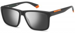 Gafas de Sol - Polaroid - PLD 2164/S - RC2 (EX) MATTE BLACK ORANGE // GREY SILVER MIRROR POLARIZED