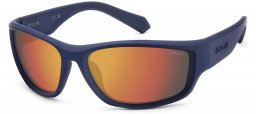 Gafas de Sol - Polaroid - PLD 2166/S - WIR (OZ) MATTE BLUE RED // RED MULTILAYER POLARIZED