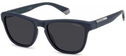 Gafas de Sol - Polaroid - PLD 2168/S - 4NZ (M9) MATTE BLUE GREY // GREY POLARIZED