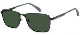 Gafas de Sol - Polaroid - PLD 2171/G/S/X - 124 (UC) MATTE BLACK SILVER // GREEN POLARIZED
