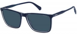 Gafas de Sol - Polaroid - PLD 4180/S - OXZ (C3) BLUE CRYSTAL // GREY POLARIZED