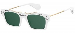 Gafas de Sol - Polaroid - PLD 6045/S/X - VK6 (UC) WHITE // GREEN POLARIZED
