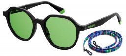 Gafas de Sol - Polaroid - PLD 6111/S - 7ZJ (UC) BLACK GREEN // GREEN POLARIZED