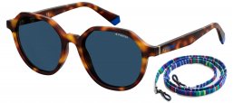 Gafas de Sol - Polaroid - PLD 6111/S - IPR (C3) HAVANA BLUE // GREY POLARIZED