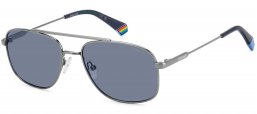 Gafas de Sol - Polaroid - PLD 6235/S/X - V84 (C3) RUTHENIUM // BLUE POLARIZED