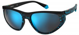 Gafas de Sol - Polaroid - PLD 7032/S - S6F (5X) BLUE PATTERNED // BLUE MIRROR POLARIZED